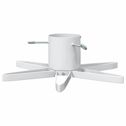 Supporto per Albero di Natale Bianco 49 x 49 x 15,5 cm Acciaio 42019201