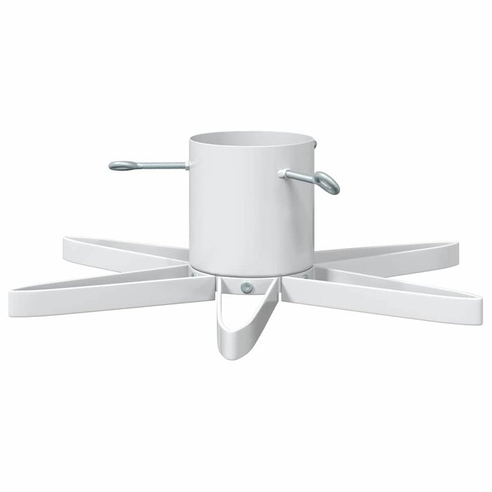 Supporto per Albero di Natale Bianco 49 x 49 x 15,5 cm Acciaio 42019201