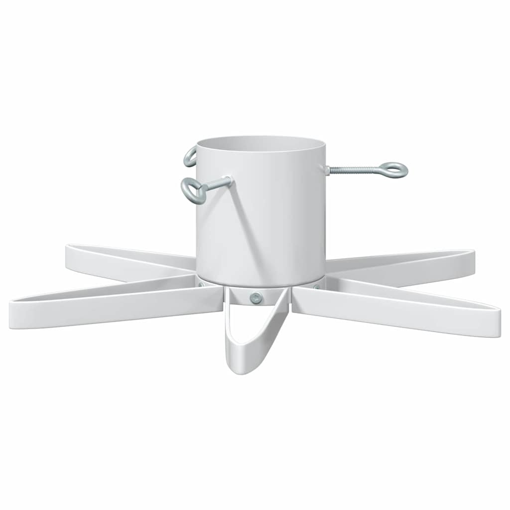 Supporto per Albero di Natale Bianco 49 x 49 x 15,5 cm Acciaio 42019201
