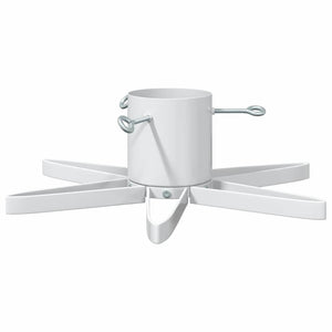 Supporto per Albero di Natale Bianco 49 x 49 x 15,5 cm Acciaio 42019201