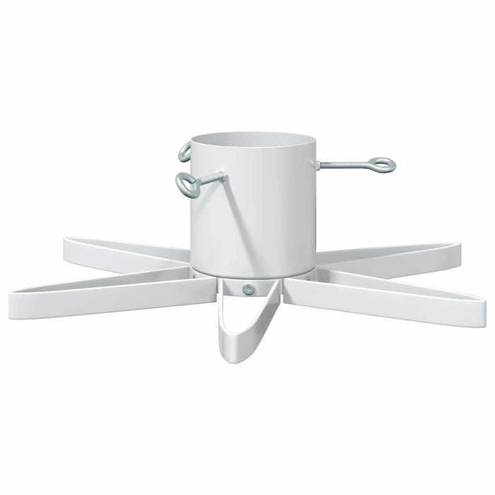 Supporto per Albero di Natale Bianco 49 x 49 x 15,5 cm Acciaio 42019201