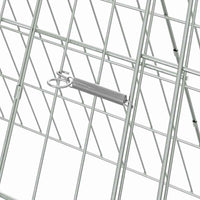 Gabbia per polli Argento 110 x 55 x 55 cm Acciaio zincato 3394432