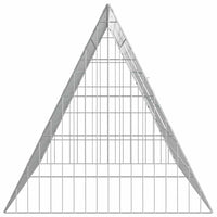 Gabbia per polli Argento 215 x 55 x 55 cm Acciaio zincato 3394433