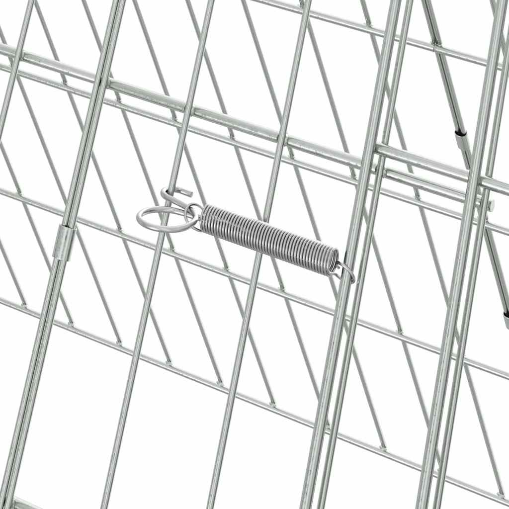 Gabbia per polli Argento 430 x 55 x 55 cm Acciaio zincato 3394434