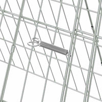 Gabbia per polli Argento 430 x 55 x 55 cm Acciaio zincato 3394434