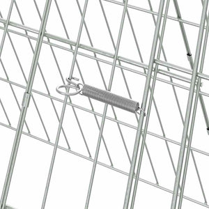 Gabbia per polli Argento 430 x 55 x 55 cm Acciaio zincato 3394434