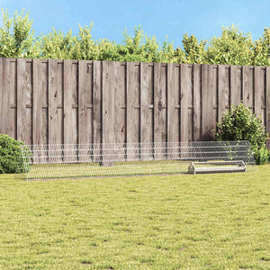 Gabbia per polli Argento 430 x 55 x 55 cm Acciaio zincato 3394434