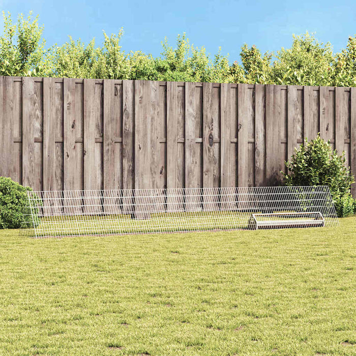 Gabbia per polli Argento 430 x 55 x 55 cm Acciaio zincato 3394434