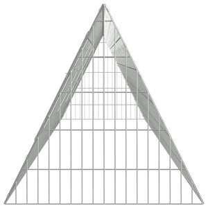 Gabbia per polli Argento 430 x 55 x 55 cm Acciaio zincato 3394434