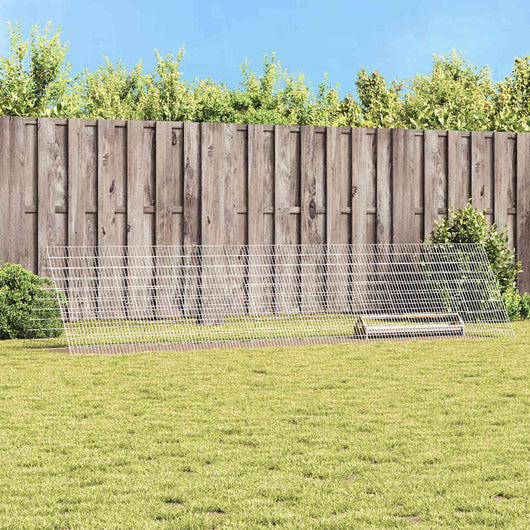 Gabbia per polli Argento 430 x 100 x 85 cm Acciaio zincato 3394438