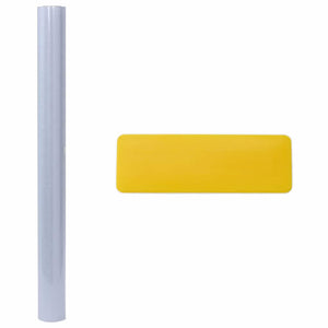 Film per Finestra Statico Grigio Frosted 90 x 500 cm PVC 3394684