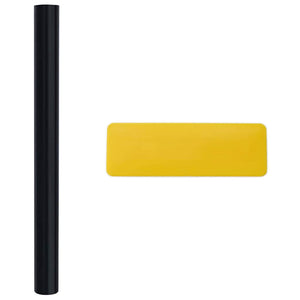 Film per Finestra Statico Nero 90 x 2000 cm PVC 3394704