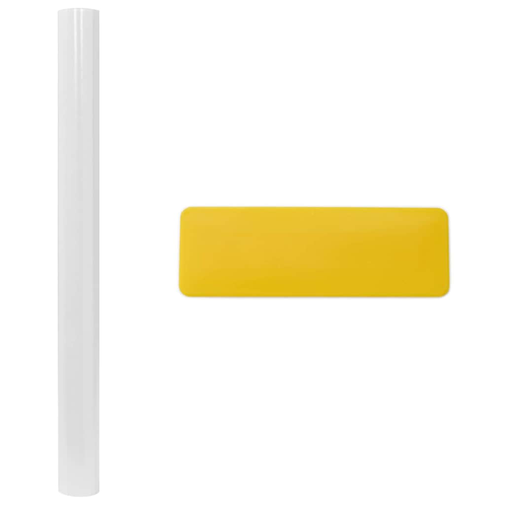 Film per Finestra Statico Motivo Tende 90 x 500 cm PVC 3394713