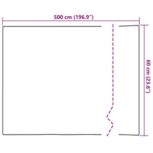 Film per Finestra Statico Motivo Fiori 60 x 500 cm PVC 3394715