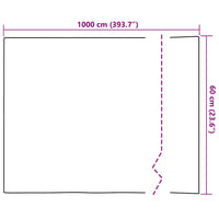 Film per Finestra Statico Motivo Arcobaleno 3D 60 x 1000 cm PVC 3394721