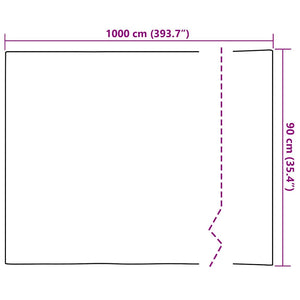 Pellicola per vetri Opaco a strisce 90 x 1000 cm PVC 3394627