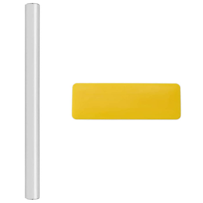 Pellicola a specchio 2 pz-Set di 2 Specchi da bagno Argento PET 884641