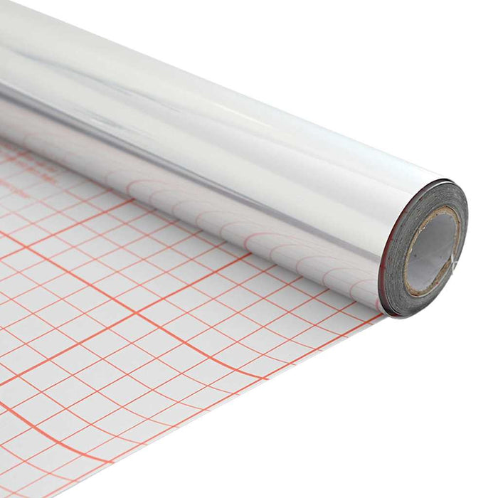 Pellicola a specchio Argento 90 x 1000 cm PET 3394652