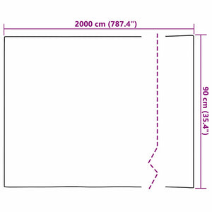 Pellicola a specchio Argento 90 x 2000 cm PET 3394653