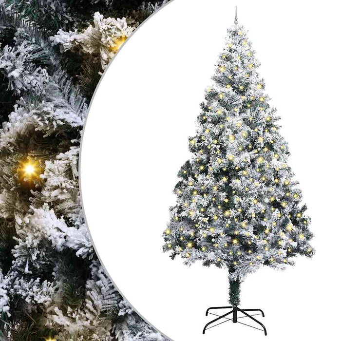 Albero di Natale artificiale preilluminato con set di palline 3394828