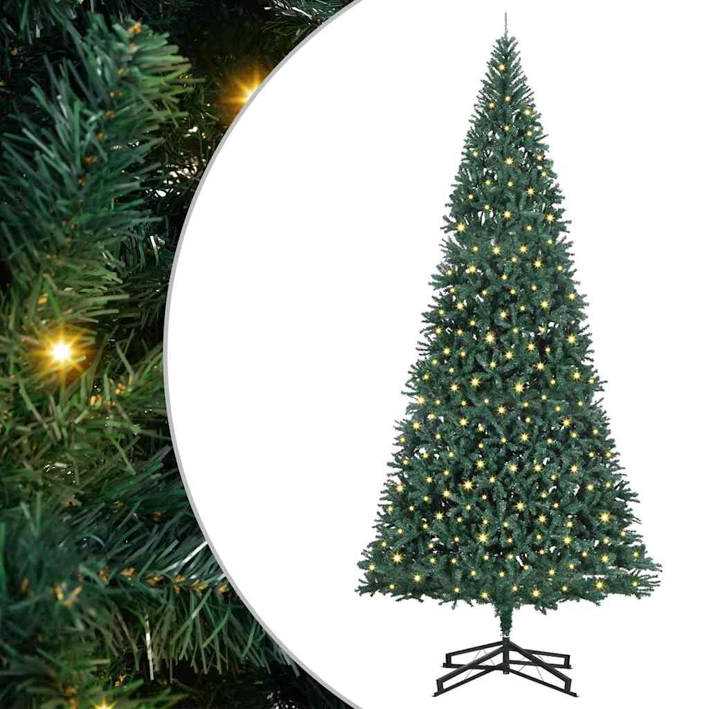 Albero di Natale artificiale preilluminato Verde 500 cm PVC 3394838