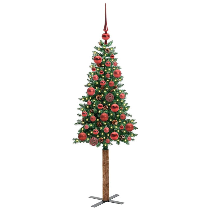 Albero di Natale snodato con 150 LED con supporto Verde 150 cm 3394851