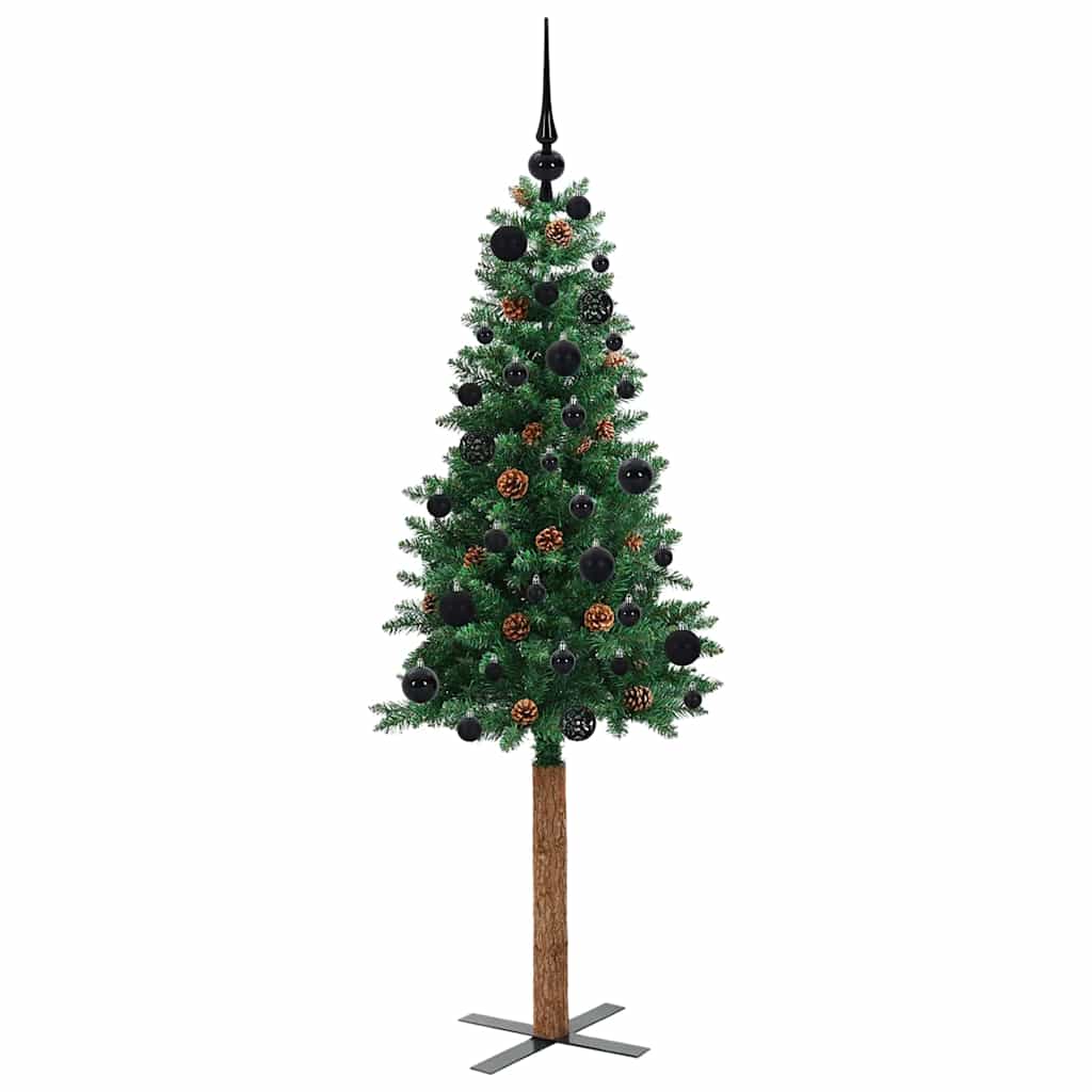 Albero di Natale snodato con 150 LED con supporto Verde 150 cm 3394852