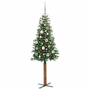 Albero di Natale snodato con 150 LED con supporto Verde 150 cm 3394853