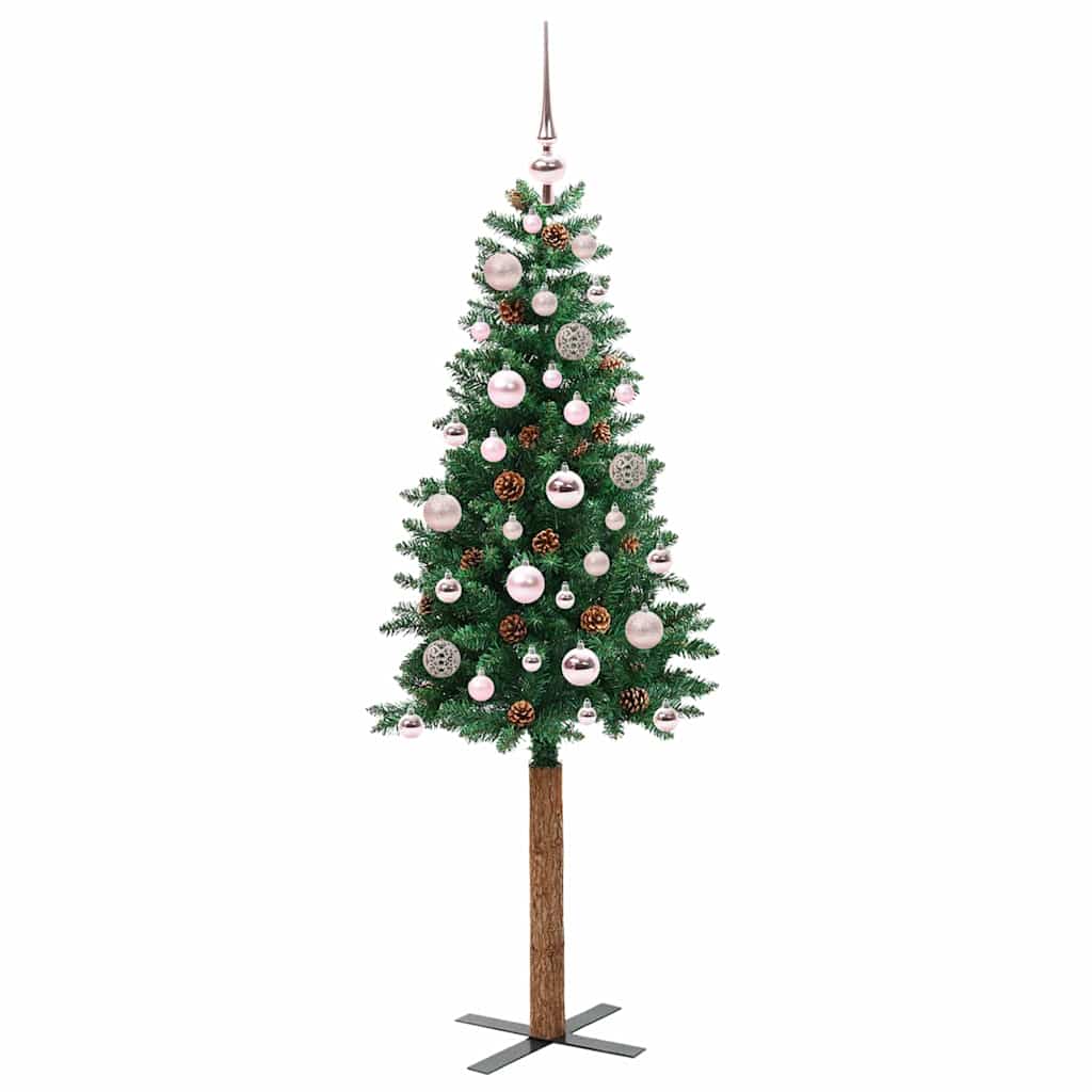 Albero di Natale snodato con 150 LED con supporto-Albero Natalizio Verde 150 cm 773268