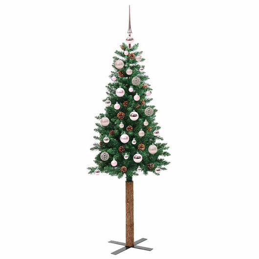 Albero di Natale snodato con 150 LED con supporto-Albero Natalizio Verde 150 cm 773268