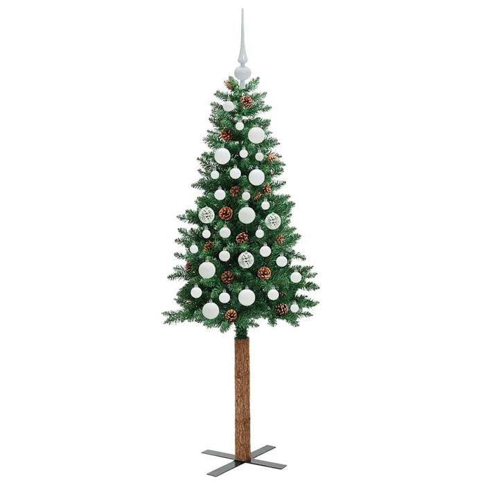 Albero di Natale snodato con 150 LED con supporto Verde 150 cm 3394854