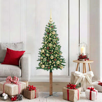 Albero di Natale snodato con 150 LED con supporto Verde 150 cm 3394855