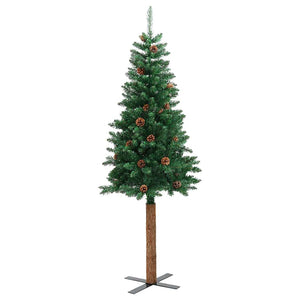 Albero di Natale snodato con 150 LED con supporto Verde 150 cm 3394855