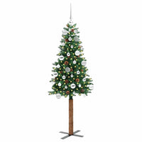 Albero di Natale snodato con 150 LED con supporto-Albero Natalizio Verde 150 cm 274860