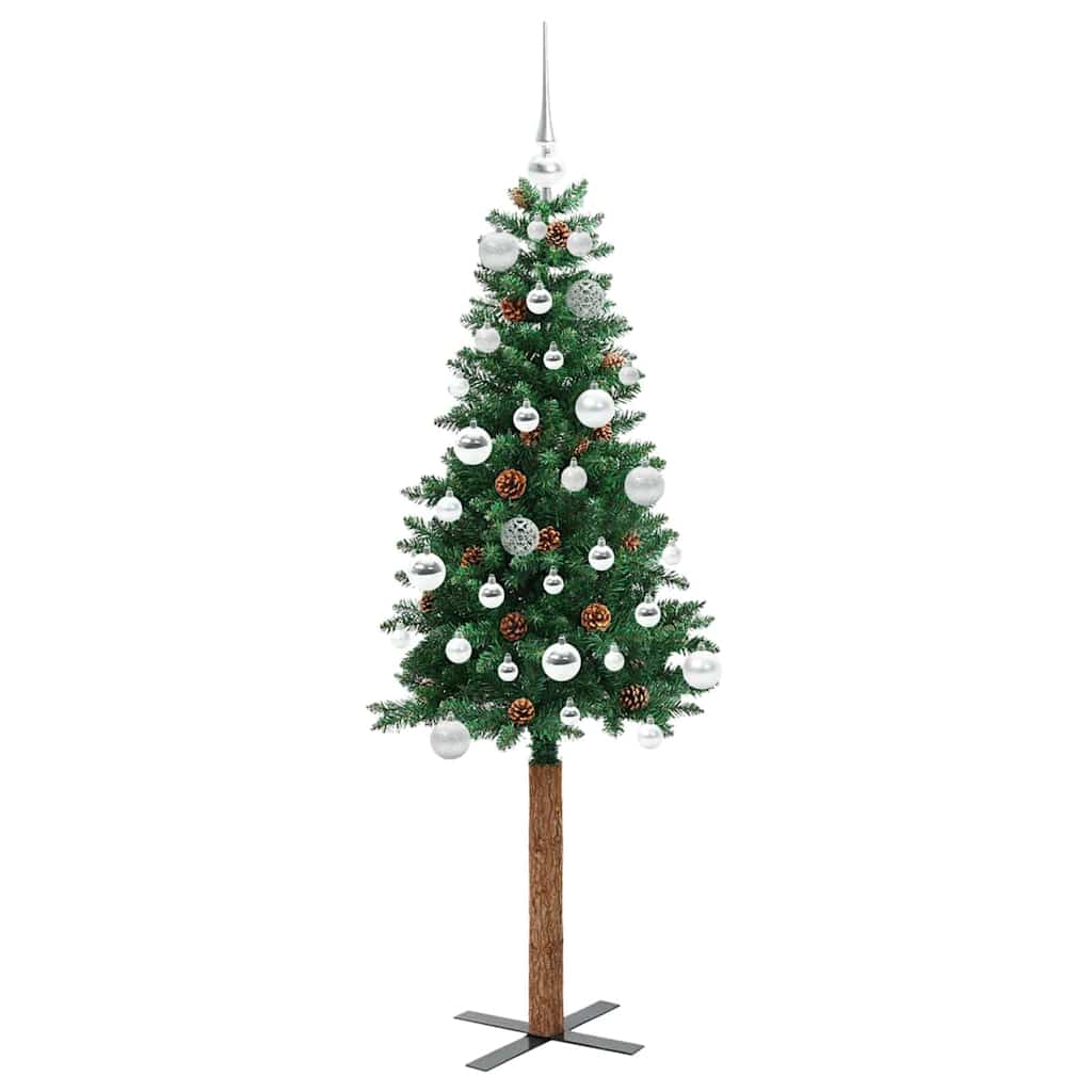 Albero di Natale snodato con 150 LED con supporto Verde 150 cm 3394856