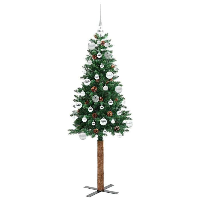 Albero di Natale snodato con 150 LED con supporto Verde 150 cm 3394856