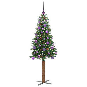 Albero di Natale snodato con 150 LED con supporto Verde 150 cm 3394857