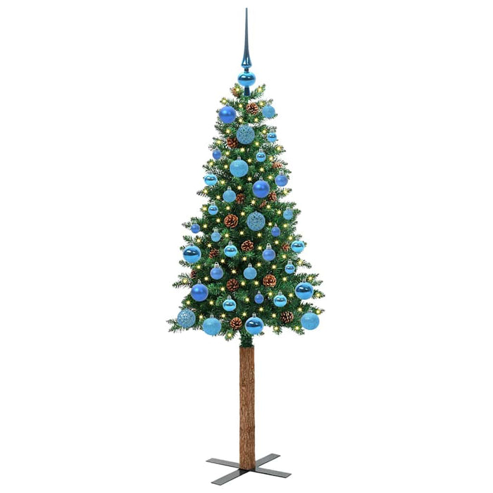 Albero di Natale snodato con 150 LED con supporto Verde 150 cm 3394858