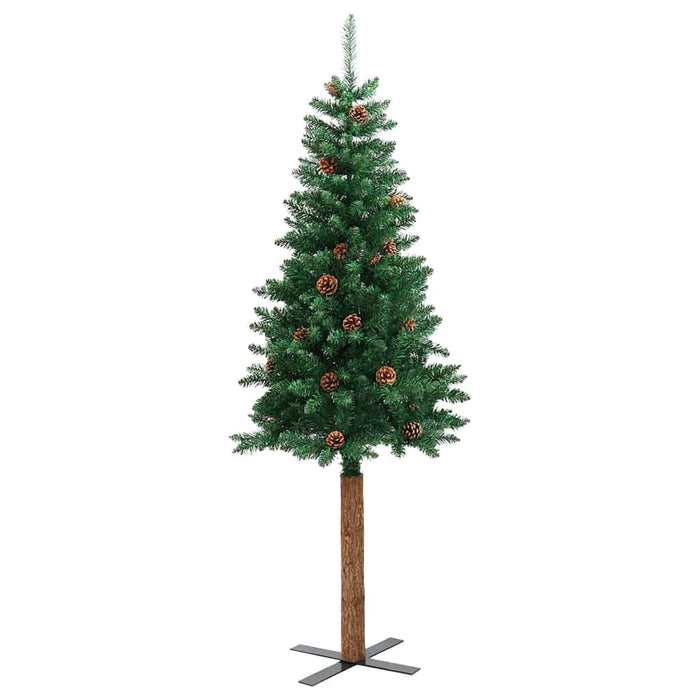Albero di Natale snodato con 150 LED con supporto Verde 150 cm 3394858
