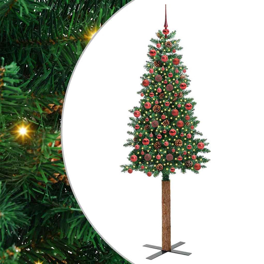 Albero di Natale snodato con 300 LED con supporto Verde 180 cm 3394864