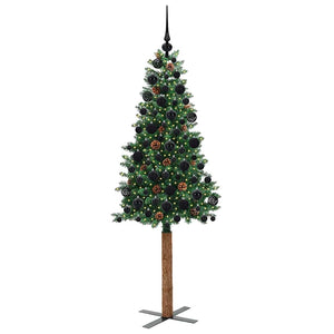 Albero di Natale snodato con 300 LED con supporto-Albero Natalizio Verde 180 cm 459646