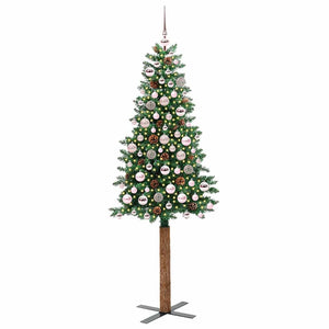 Albero di Natale snodato con 300 LED con supporto Verde 180 cm 3394866