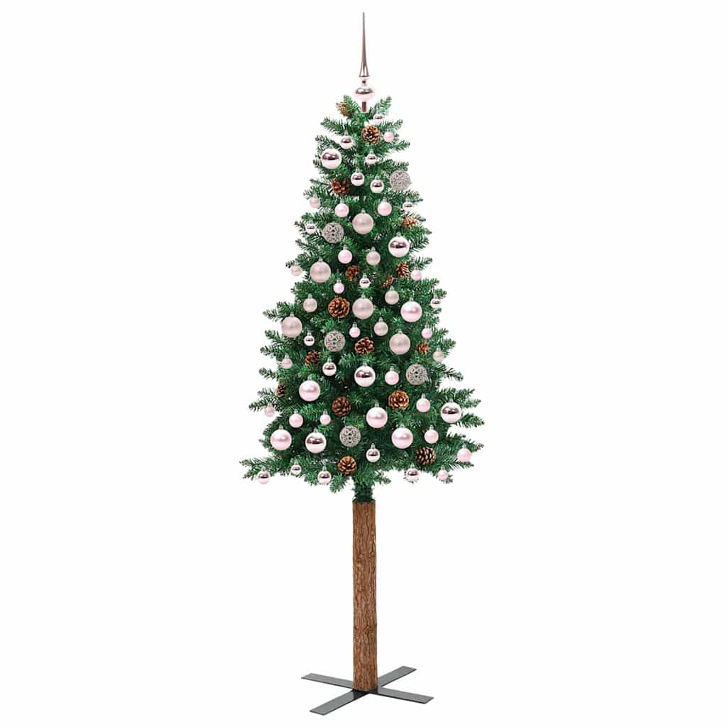 Albero di Natale snodato con 300 LED con supporto-Albero Natalizio Verde 180 cm 338358