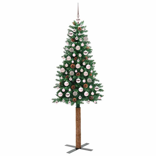 Albero di Natale snodato con 300 LED con supporto-Albero Natalizio Verde 180 cm 338358