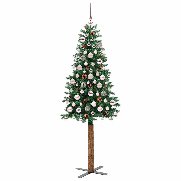 Albero di Natale snodato con 300 LED con supporto-Albero Natalizio Verde 180 cm 338358