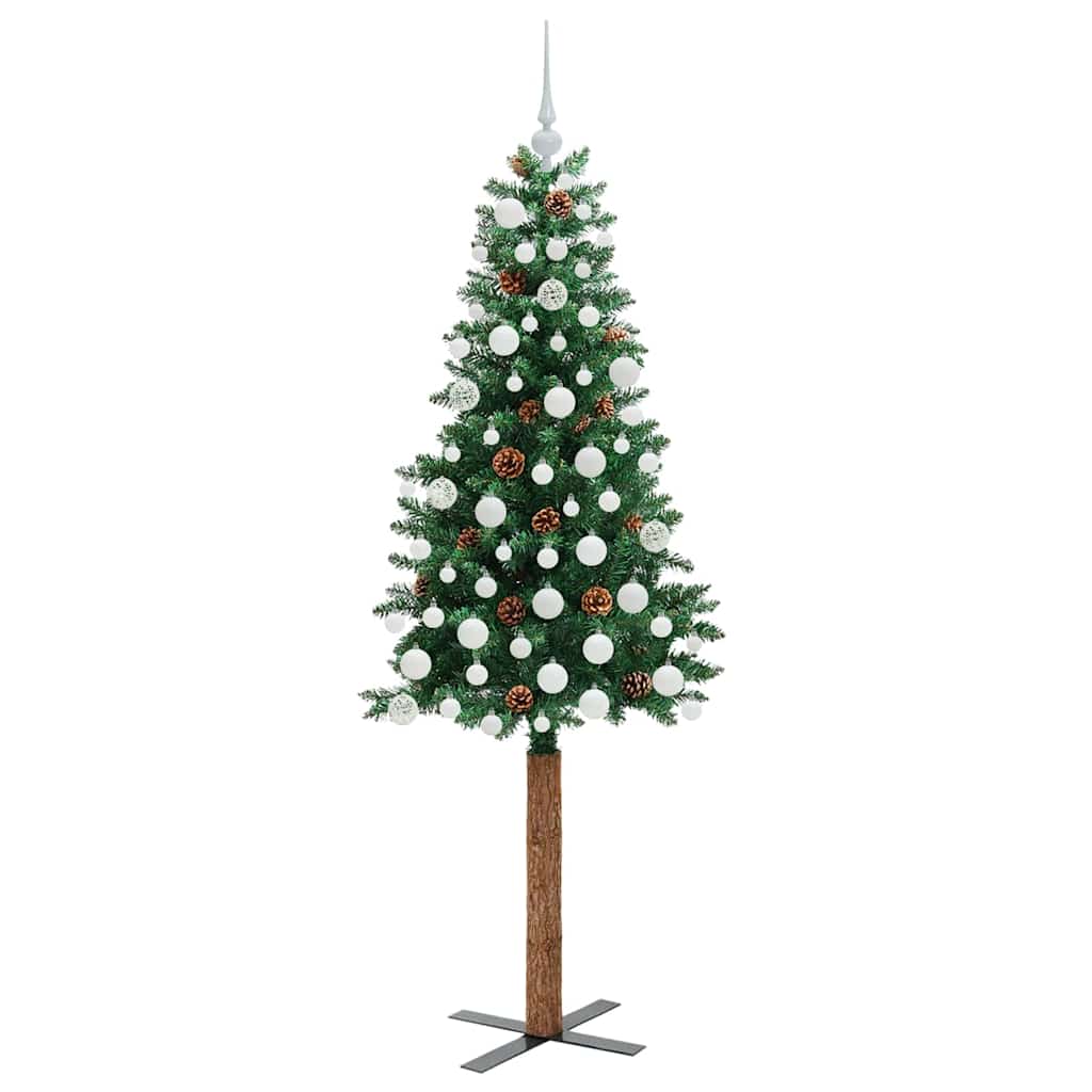 Albero di Natale snodato con 300 LED con supporto Verde 180 cm 3394867