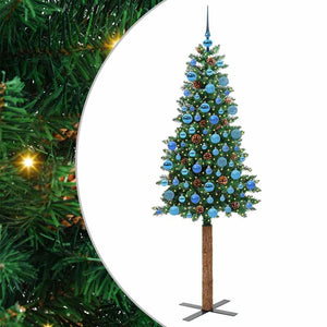 Albero di Natale snodato con 300 LED con supporto-Albero Natalizio Verde 180 cm 157166