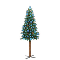Albero di Natale snodato con 300 LED con supporto Verde 180 cm 3394871