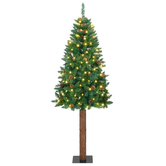 Albero di Natale snodato con 300 LED con supporto Verde 210 cm 3394873
