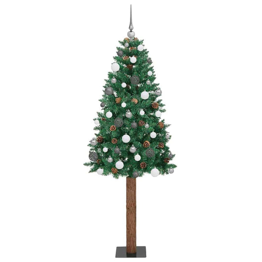 Albero di Natale snodato con 300 LED con supporto Verde 210 cm 3394876